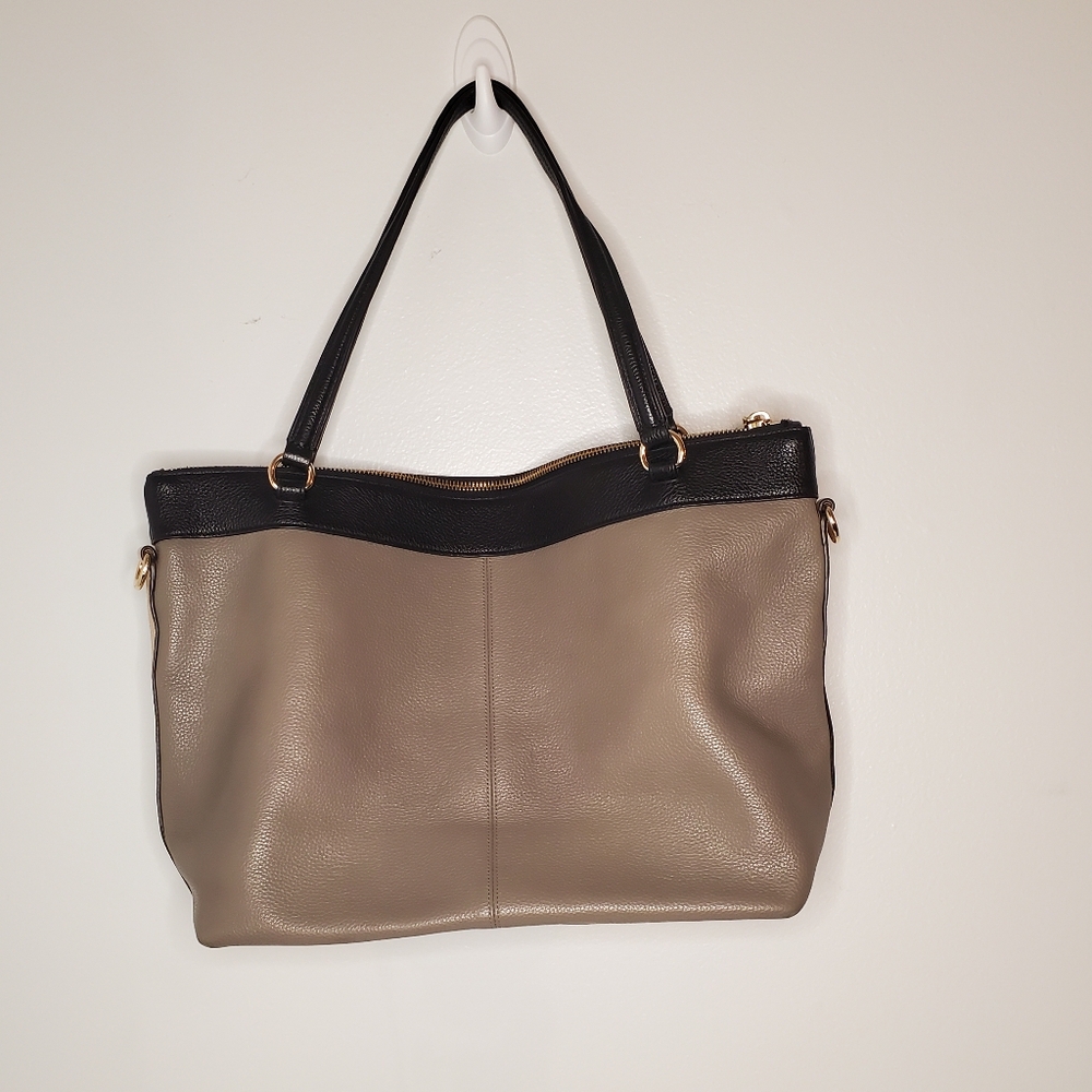 Coach Tyler Tote in Colorblock pebbled leather (F57210) - Picture 2 of 10